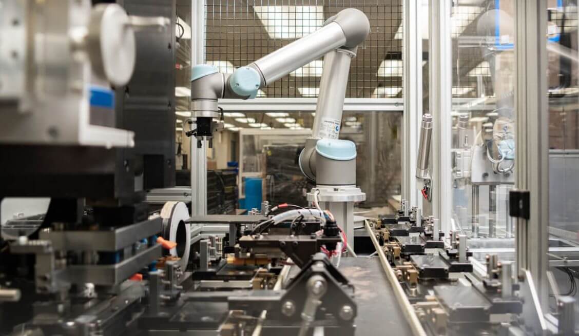 Inside a NCT automation machine showing it's parts