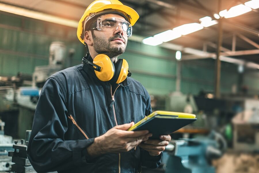 Concept design engineer working through a check